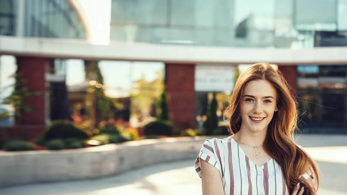 a person wearing glasses